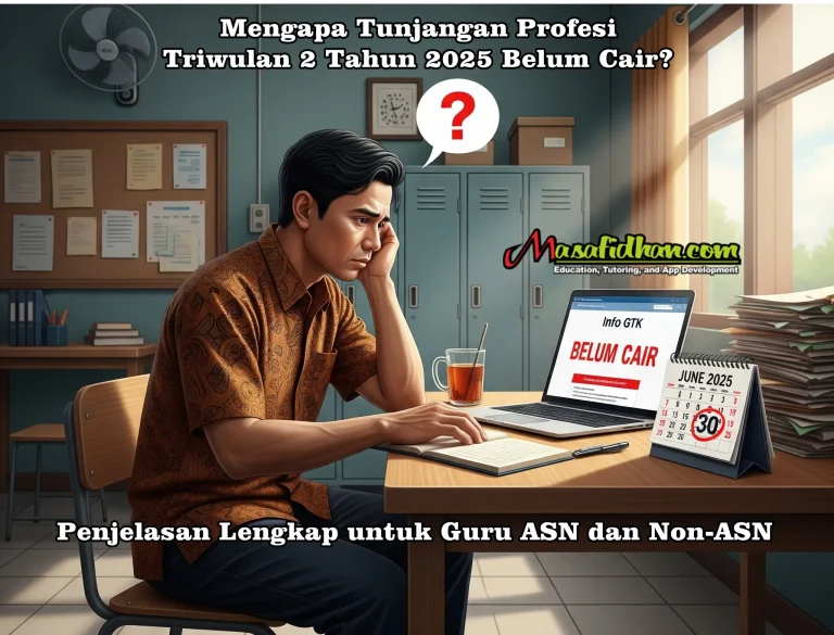 Mengapa Tunjangan Profesi Triwulan 2 Tahun 2025 Belum Cair Ini Penjelasan Lengkap untuk Guru ASN dan Non-ASN